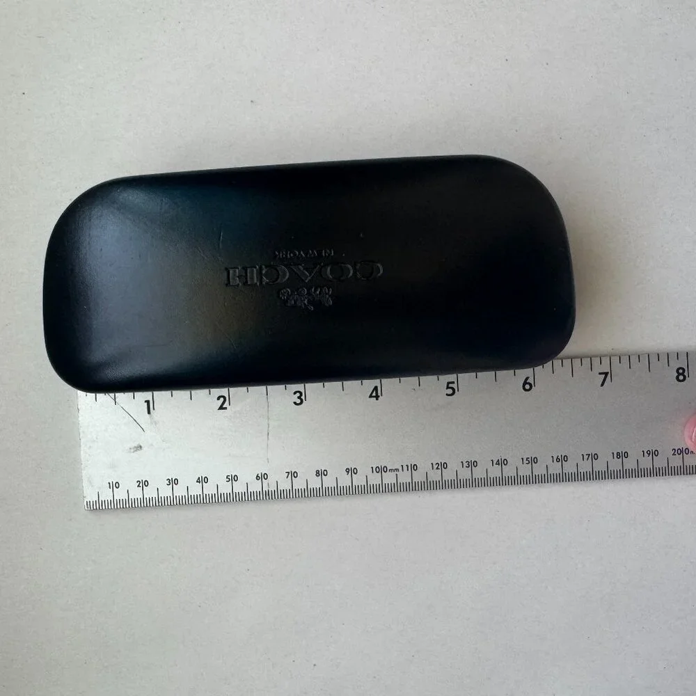 Coach Glasses Case Small Black